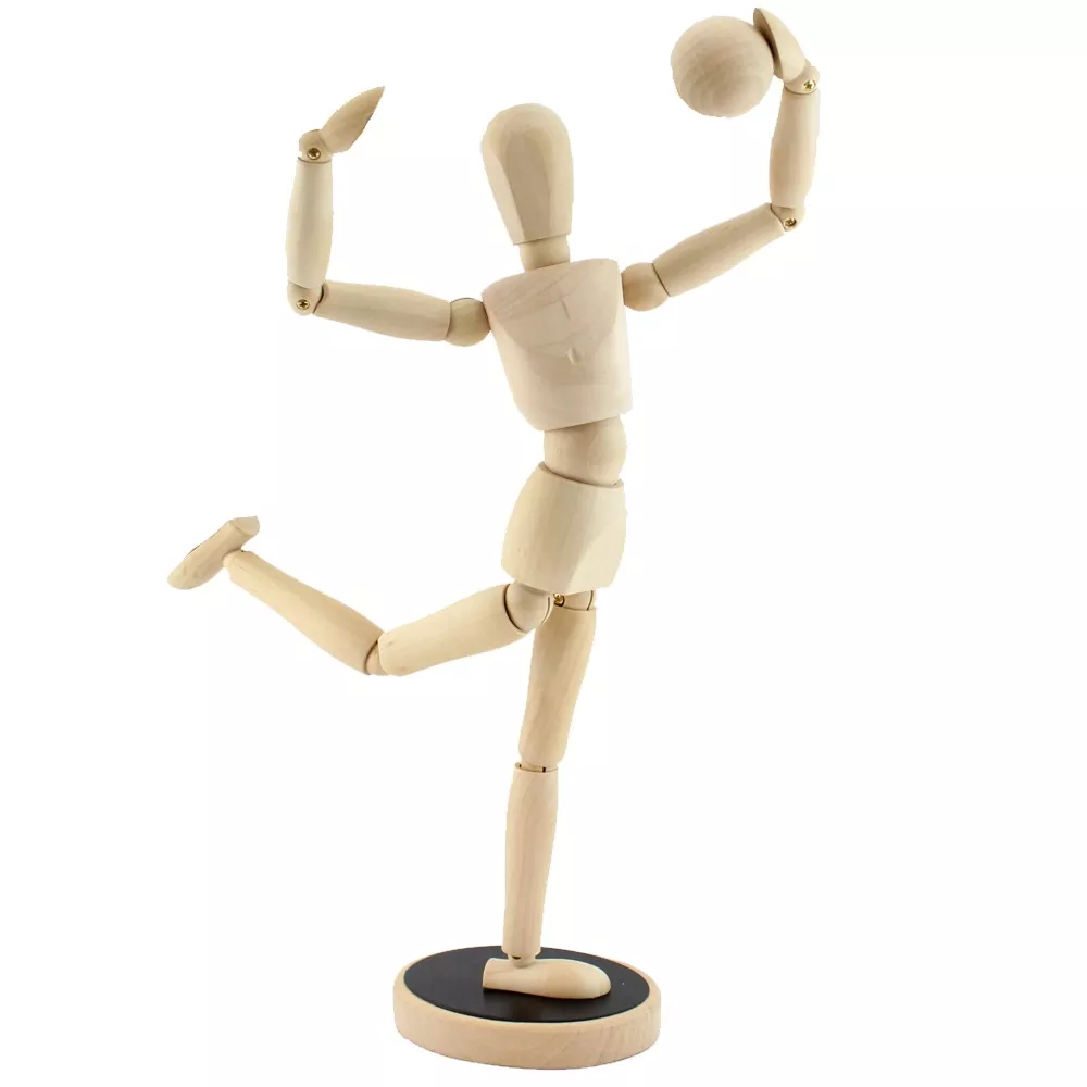 Manequim Articulado Magnético Masculino 30 cm SFM076